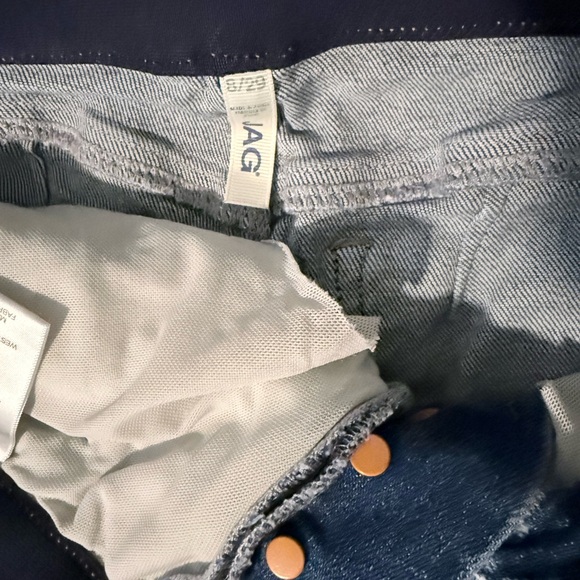 Jag Jeans Medium Blue Button-Fly Denim Shorts size 8 - Picture 5 of 9